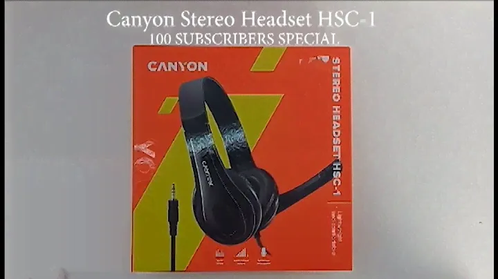 Unboxing Canyon Stereo Headset HSC-1