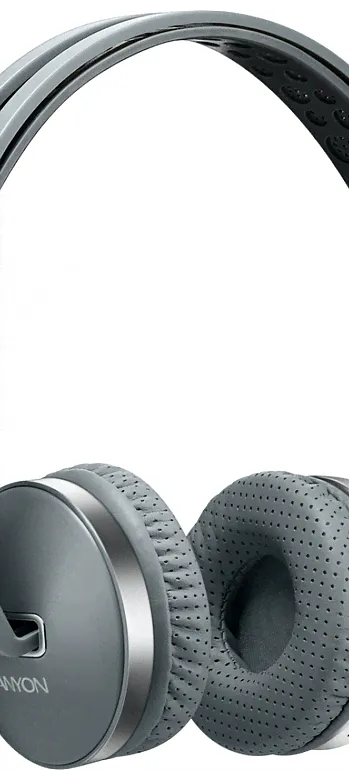 Наушники накладные Bluetooth Canyon BTHS-3 Dark Grey (PICNSCBTHS3DG)-0