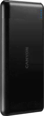Внешний аккумулятор Power Bank 10000 мАч Canyon PB-107 черный-0