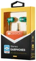 Наушники Canyon CNS-CEP4 green