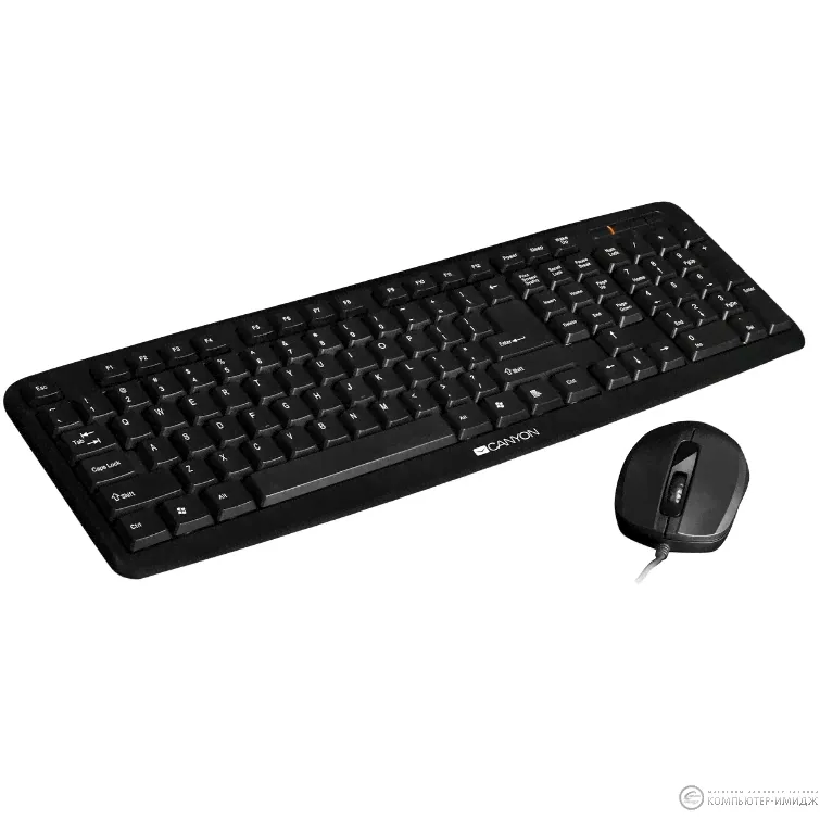 Набор CANYON CNE-CSET1-RU клавиатура+мышь Canyon Classic Wired Combo Set, USB, Черный-0