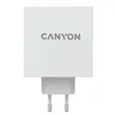 Зарядное устройство сетевое CANYON Wall charger 1 x USB-A, 2 x USB-C 140W, 140Вт, белый