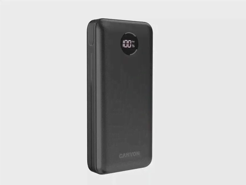 Портативный аккумулятор Canyon PB-2002 (CNE-CPB2002B) черный - 521159, черный