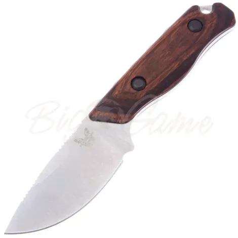 Нож охотничий BENCHMADE Hidden Canyon Hunter сталь CPM S30V, рукоять дерево, цв. коричневый-4