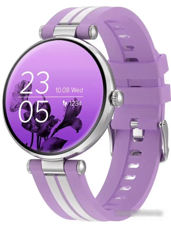 Смарт-часы Canyon Semifreddo SW-61 Amoled silver/white (CNS-SW61PP)-0