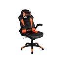 Кресло игровое Canyon Vigil GС-2, до 130 кг, экокожа, чёрно-оранжевое
