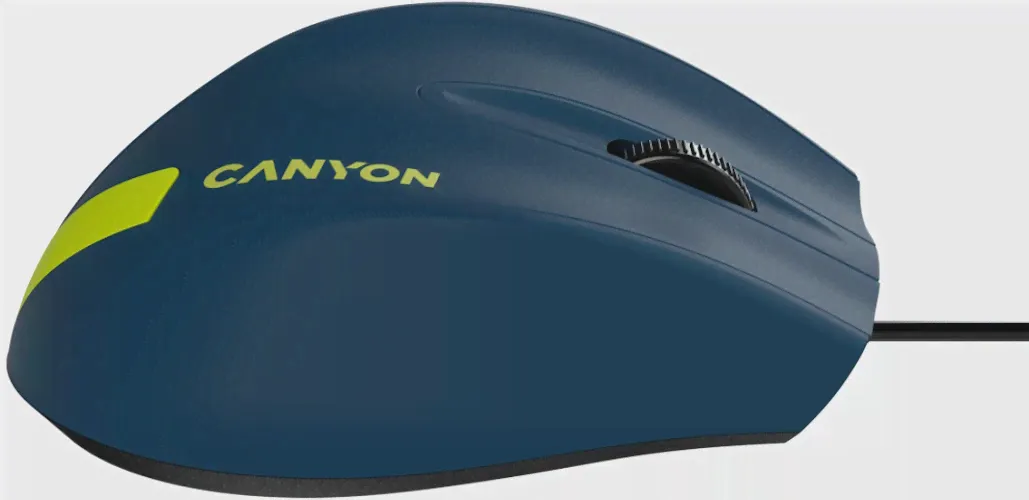 Мышь проводная Canyon M-11 синий USB CNE-CMS11BR (art.: 3920c22aeec32)-1