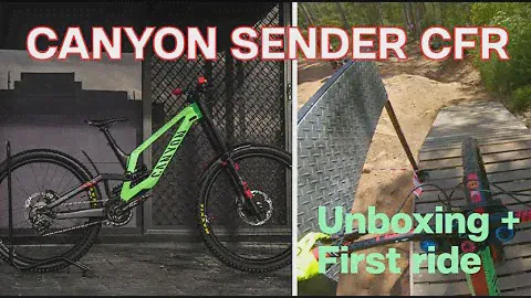 2021 Canyon Sender CFR FMD | Unboxing + First ride | Ourimbah MTB park