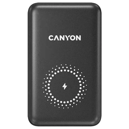 Портативный аккумулятор Canyon PB-1001 18W Pd+qc 3.0+10W Magnet wireless charger powerbank 10000mAh