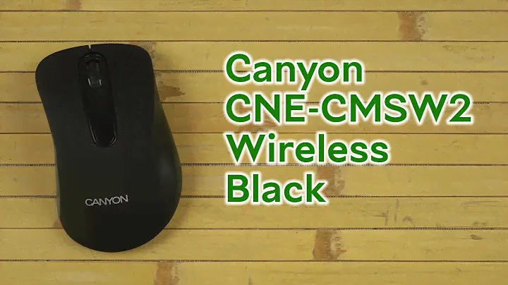 Розпаковка Canyon CNE-CMSW2 Wireless Black