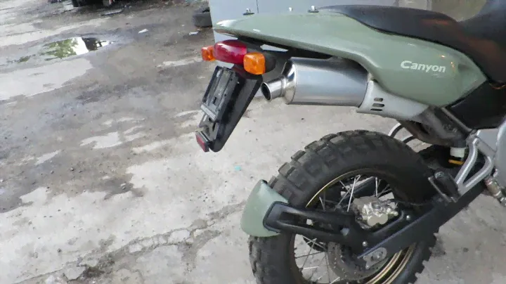 Cagiva Canyon 500 Walk Around and Sound