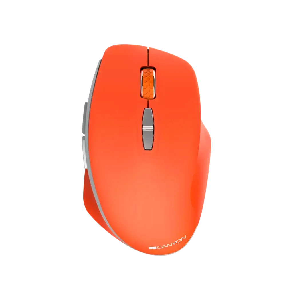 Беспроводная мышь CANYON MW-21 с сенсором “Blue LED”, USB приемник, огненно-красный (1/40) (CNS-CMSW21R)