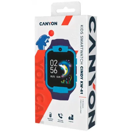 Детские умные часы Canyon Cindy KW-41 CNE-KW41BL синий-2