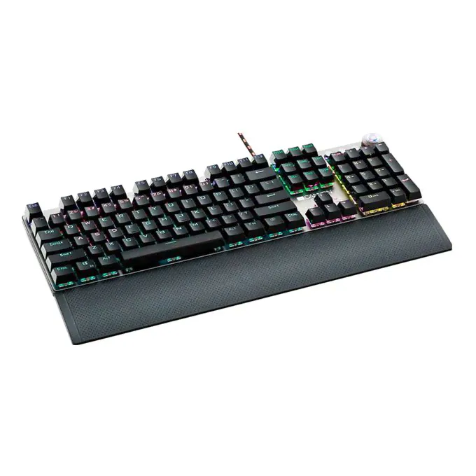 Клавиатура Canyon Nightfall GK-7 USB черная-0