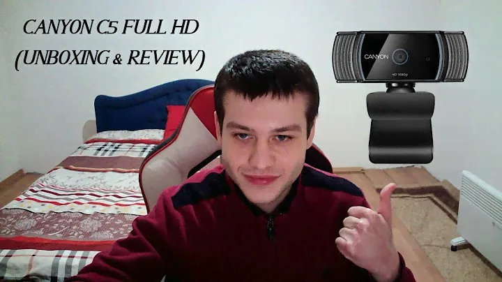 WEB CAMERA CANYON FULL HD CNS CWC5 (UNBOXING & REVIEW)