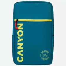 Рюкзак для ручной клади и ноутбука Canyon 15 6 CSZ-02 Темный аквамарин/Лимонный CNS-CSZ02DGN01
