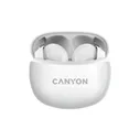 Беспроводные наушники Canyon CNS-TWS5W White