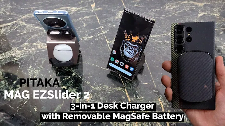 Pitaka Mag EzSlider : The Ultimate Desk accessory for Charging 3 Devices!