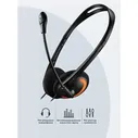 Canyon Гарнитура для ПК CANYON HS-01 3.5mm (CNS-CHS01BO ) 1319187 наушники