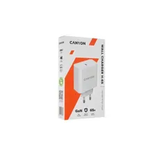 Сетевое зарядное устройство CANYON H-65, GAN 65W (2CN-DCHA65W01) белый