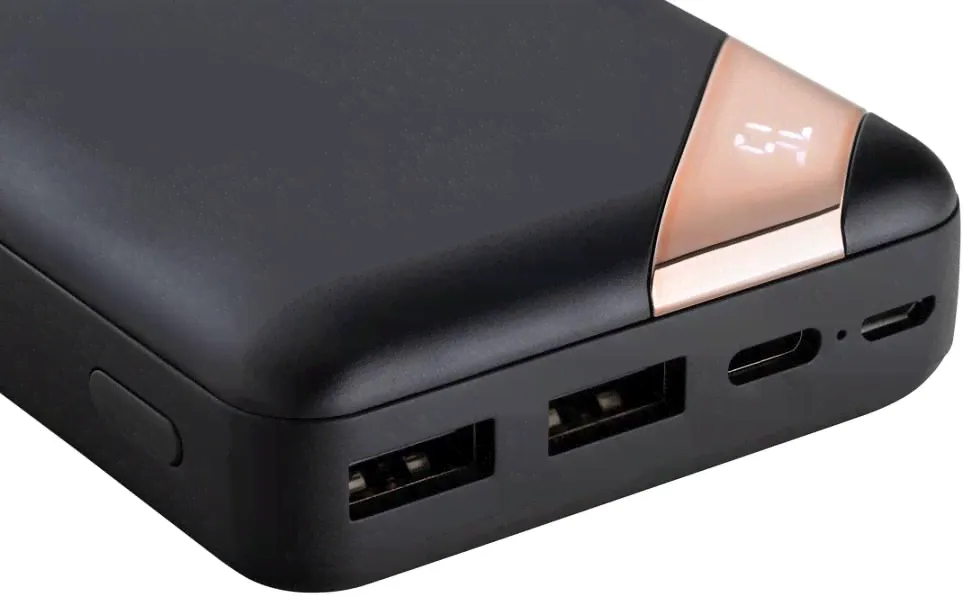 Универсальный дополнительный аккумулятор Power Bank Canyon PB-202 дисплей (20000 mAh) (черный)-2