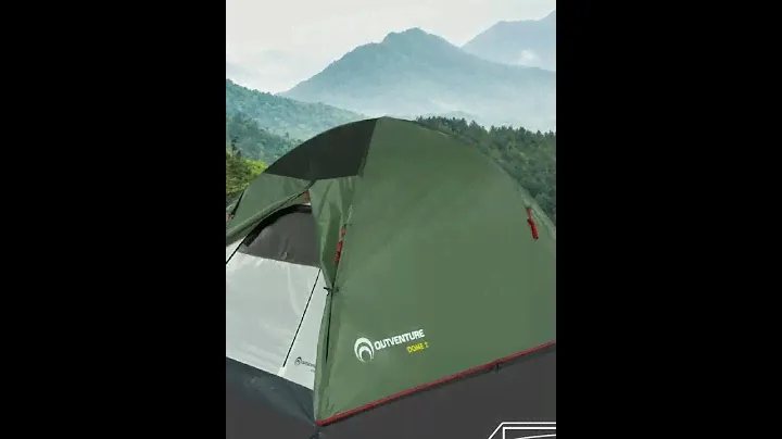 Палатка 2-местная Outventure Dome 2. Обзор. Как купить со скидкой.