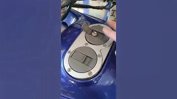 Cagiva Navigator keyless tank caps closure