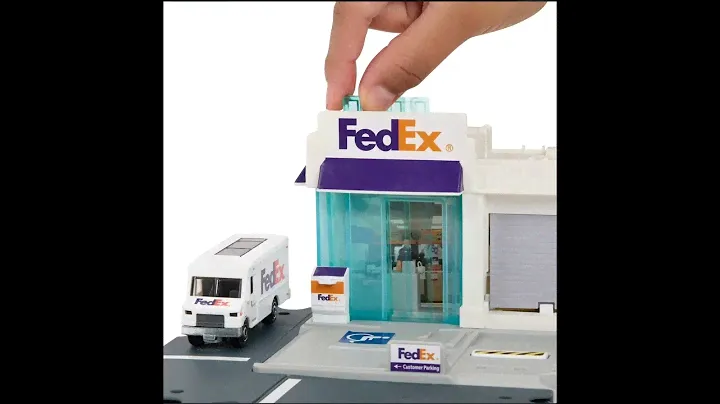 Matchbox Action Drivers Fedex Package Center Playset