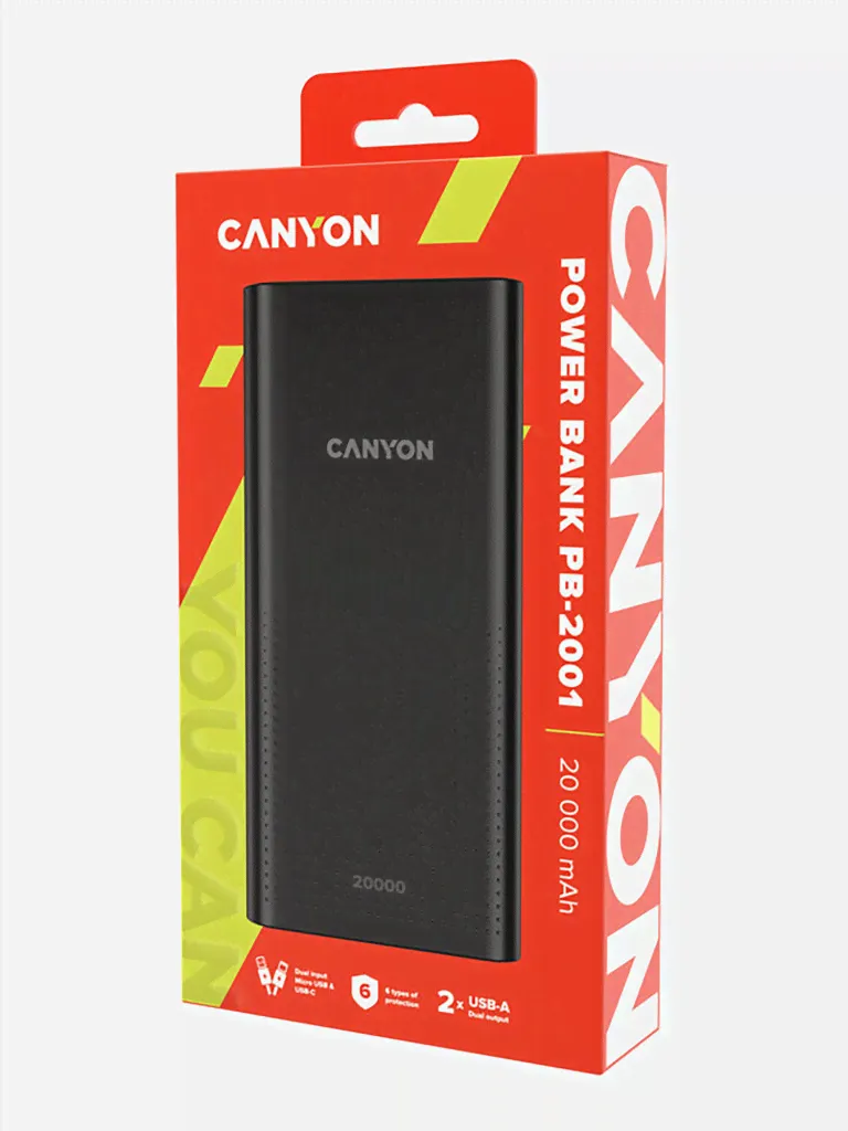 Портативный аккумулятор CANYON CNE-CPB2001 20000 мАч-2
