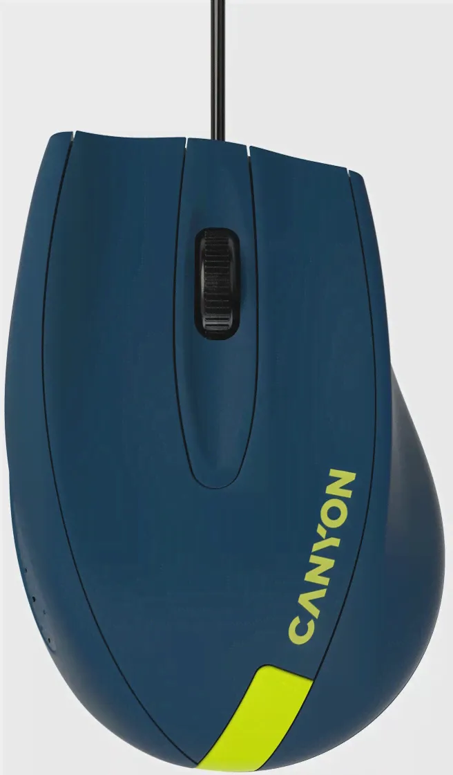Мышь проводная Canyon M-11 синий USB CNE-CMS11BR (art.: 3920c22aeec32)