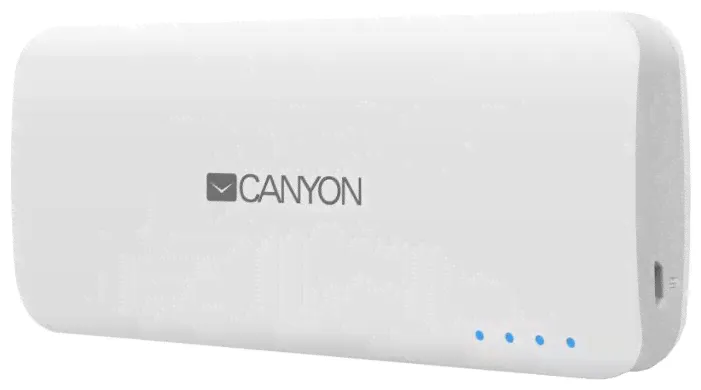 Внешний аккумулятор Canyon CNE-CPB100 10000 мАч White-1