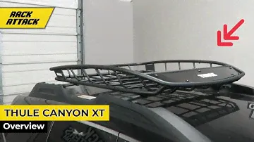 Subaru Outback with Thule Canyon XT Rooftop Cargo Basket Overview