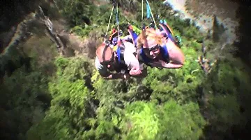 Mokai Gravity Canyon - Flying FOX zipline in New Zealand, high zipline
