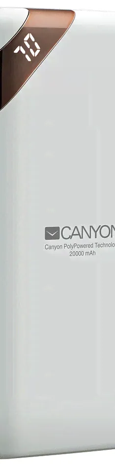 Внешний аккумулятор CANYON PB-202 20000mAh White-2