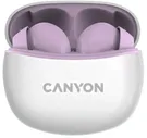 Беспроводные TWS-наушники Canyon TWS-5, Bluetooth 5.3, фиолетовый (CNS-TWS5PU)
