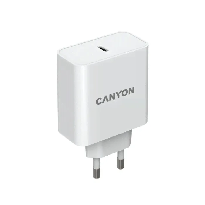 Сетевое зарядное устройство Canyon H-65, USB-C, 3.25А, 65Вт, технология GAN, быстрая зарядка