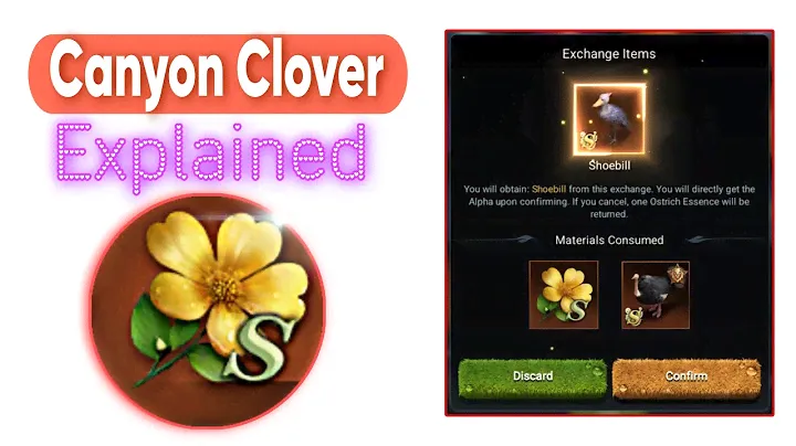 Canyon Summit Clover Explained | Beast Lord The New Land