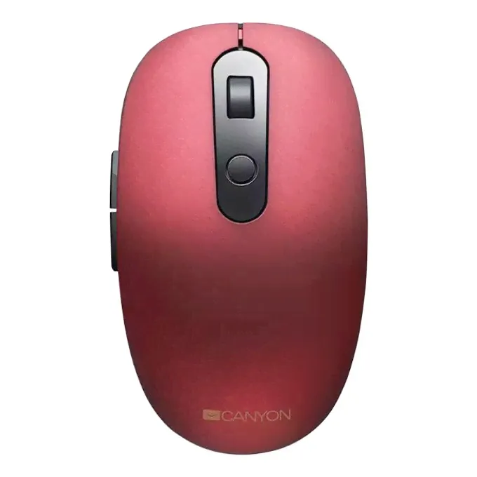 Мышь Canyon MW-9 USB 24 ГГц Bluetooth 800 1000 1200 1500 DPI красная