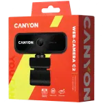 Веб-камера CANYON <CNE-HWC2 Black> Web Camera (USB2.0, 1280x720, микрофон)-1