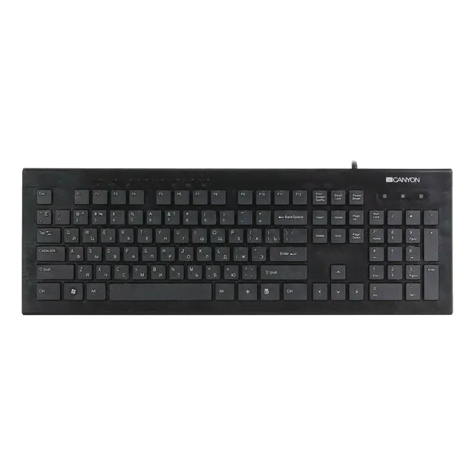 Клавиатура Canyon CNS-HKB2-RU USB черная