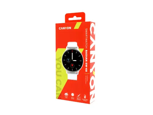 Смарт-часы Canyon SW-68 Badian, IP68, серебряный-0