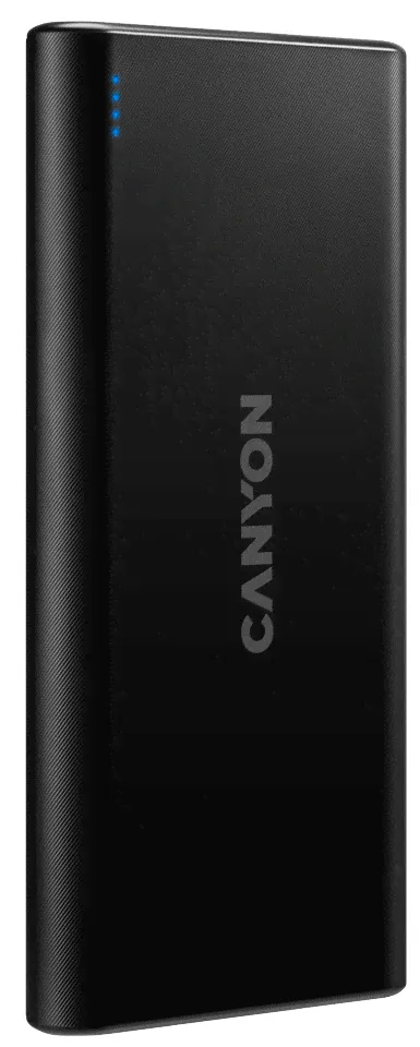 Внешняя аккумуляторная батарея Canyon PB-106 10000mAh 2 USB, черная