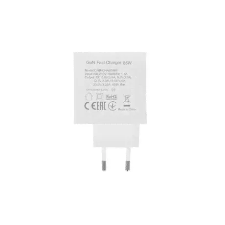 Сетевое зарядное устройство CANYON H-65, GAN 65W (2CN-DCHA65W01) белый-1