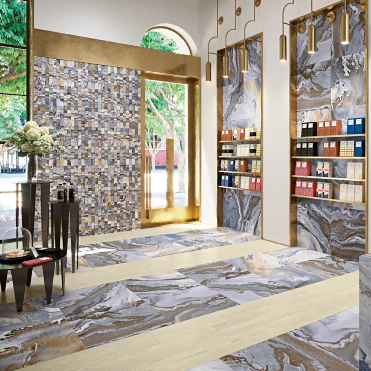 Керамогранит Land Porcelanico Canyon Grey Nat 59.55x59.55 / Лэнд Порцеланико Каньон Грей Нат 59.55x59.55 (CG55)-1