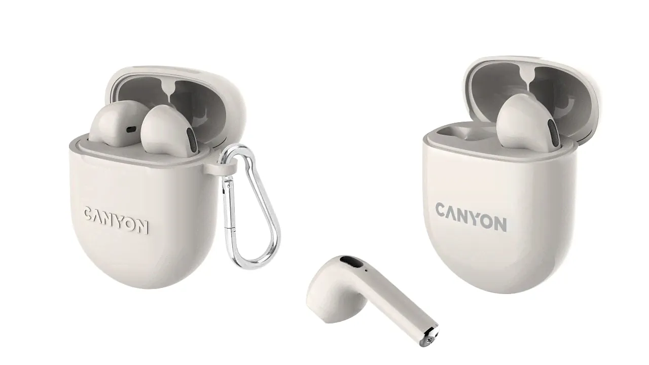 Наушники TWS CANYON Beige (DF1CNSTWS6BE)-1