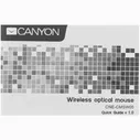 Canyon Мышь беспроводная Canyon MW-5, 1600dpi, Черный CNE-CMSW05B мышка