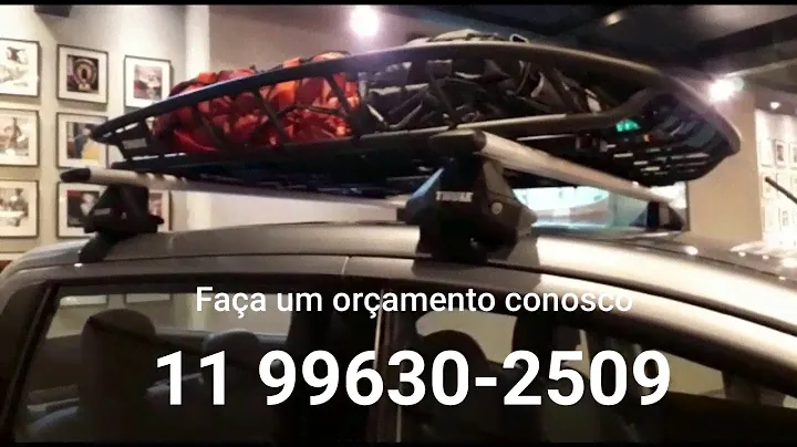 Rack de Teto Thule Mitsubishi  L200 Com Bagageiro Aberto Thule Canyon XT