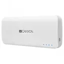 Внешний аккумулятор Canyon Li-ion (10000 mAh) белый (CNE-CPB100W)